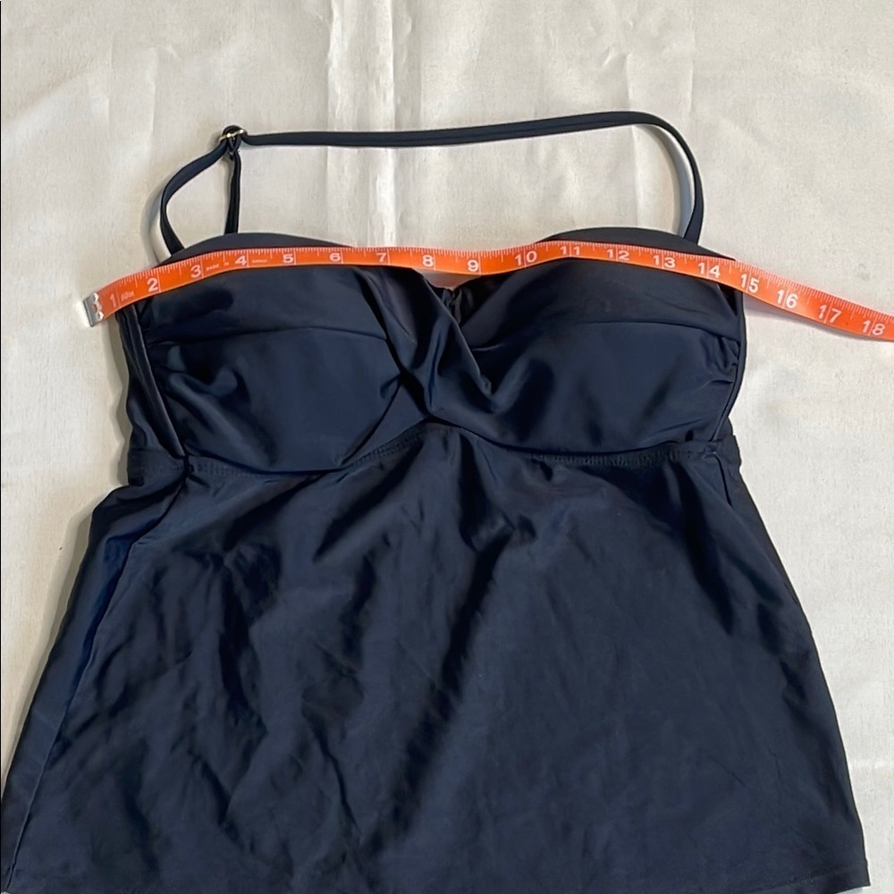 Catalina Twist-Front Bandeau Tankini Top Women's Swimsuit - Picture 7 of 9
